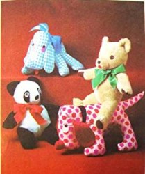 8908 SIMPLICITY STUFFED DOGS, PANDA, TEDDY BEAR PATTERN